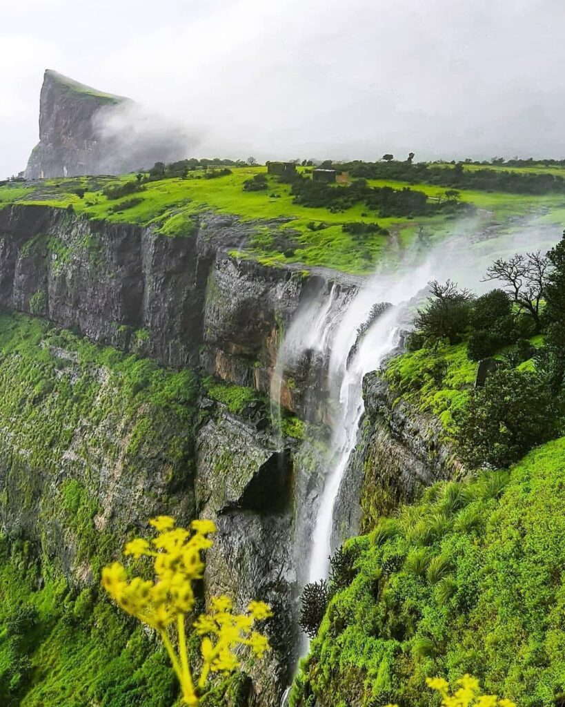 naneghat reverse waterfall