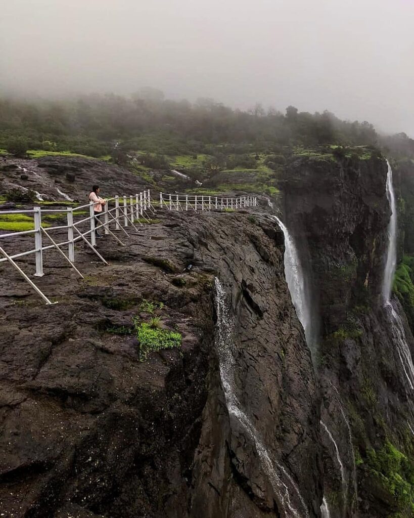 naneghat reverse waterfall