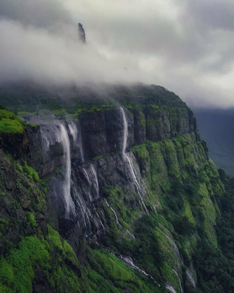 naneghat reverse waterfall