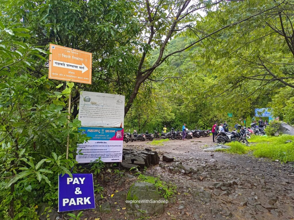 tikona fort parking